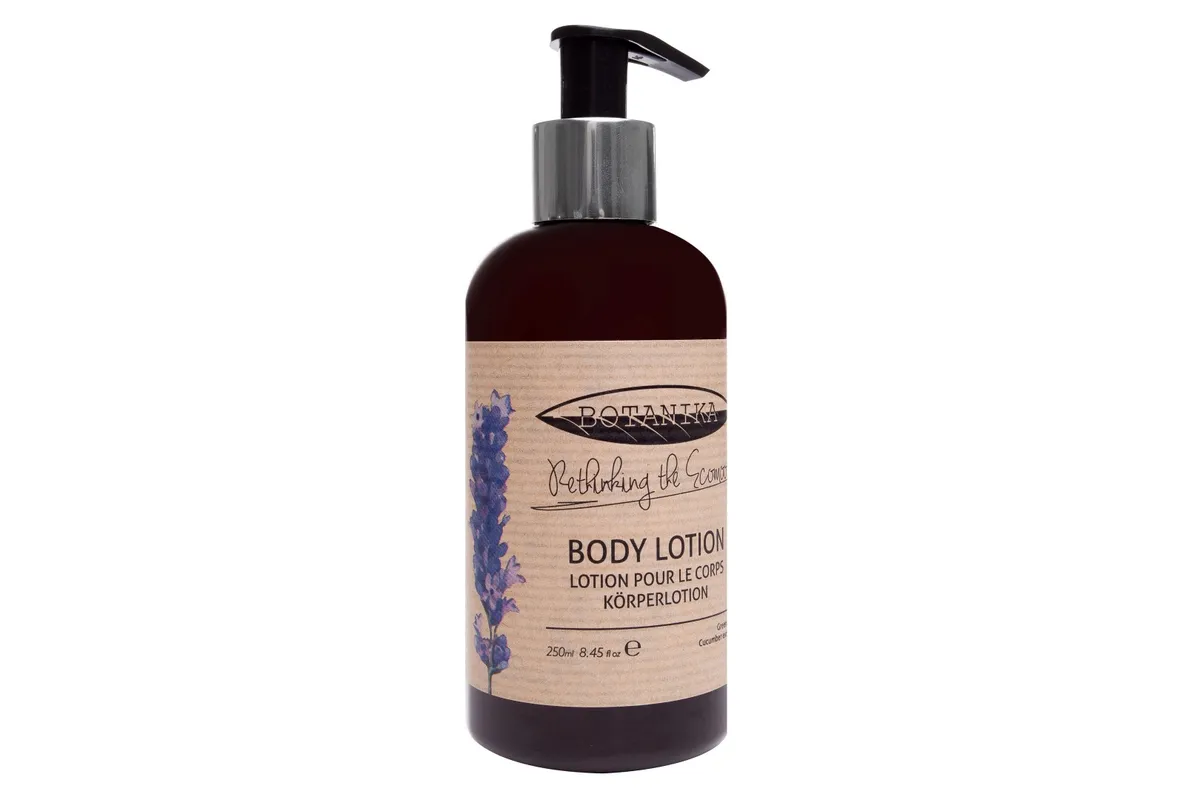 Body Cream Dispenser 250 ml - Botanika Lavender — 1