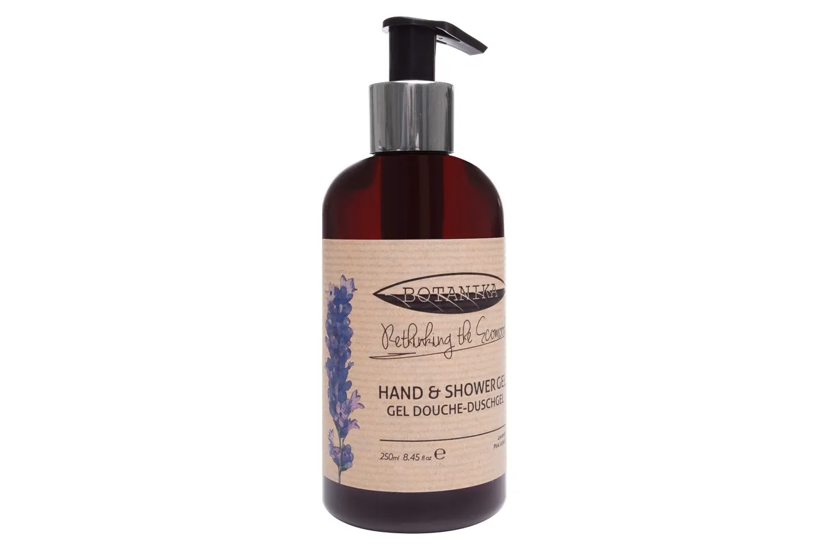 Body and Hand Gel Dispenser 250 ml - Botanika Lavender — 1
