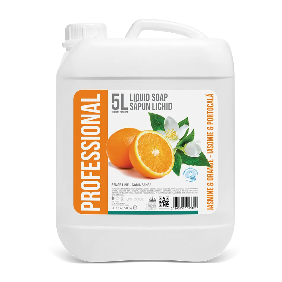 Liquid Soap 5L - Jasmine & Orange Sense Range — 1