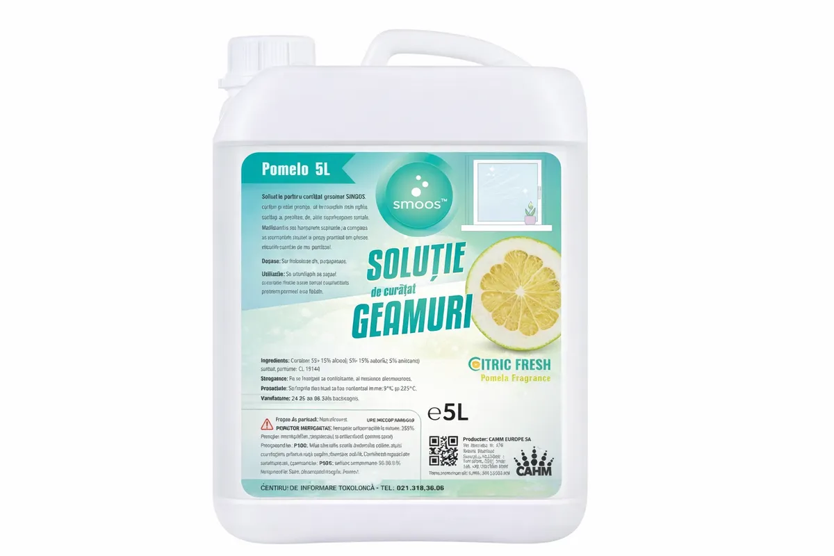 Window Cleaning Solution 5L, SMOOS Pomelo — 1