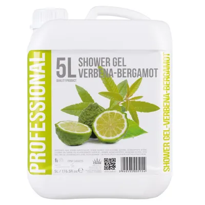 5L Shower Gel Verbena & Bergamot - Botanika Range