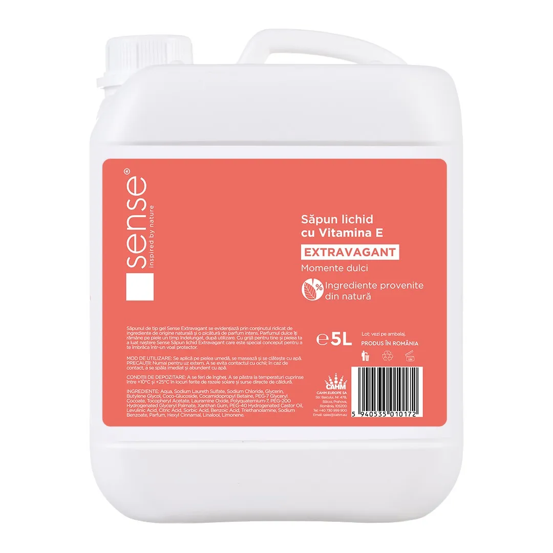 Extravagant Liquid Soap Gel HDPE 5L, Sense — 1