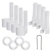 Set of 4 White Dispenser Holders - Accessories thumbnail 1