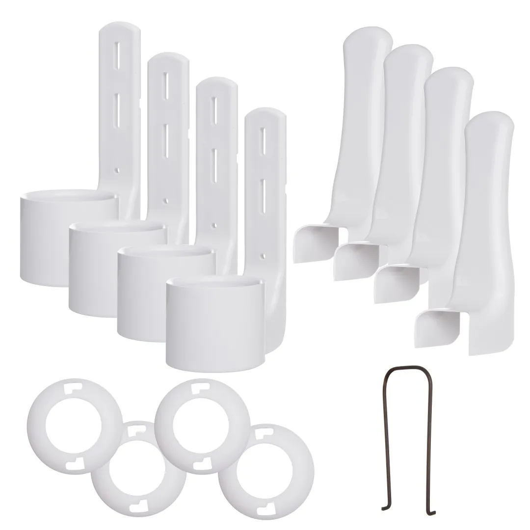 Set of 4 White Dispenser Holders - Accessories — 1