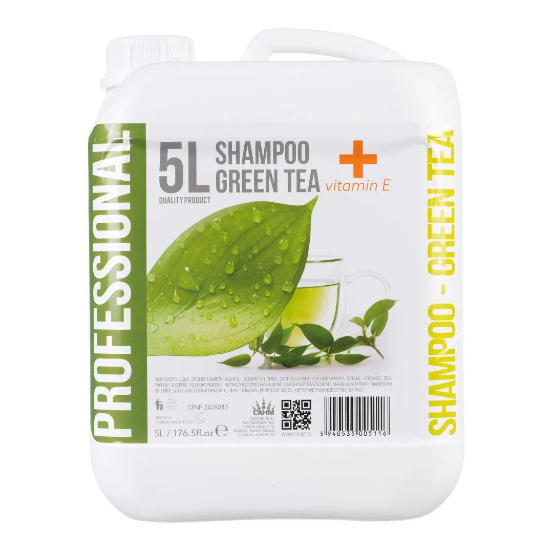 5L Shampoo Green Tea + Vitamin E - Omnia Range — 1