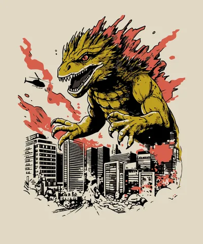 Lizard Dinosaur Monster