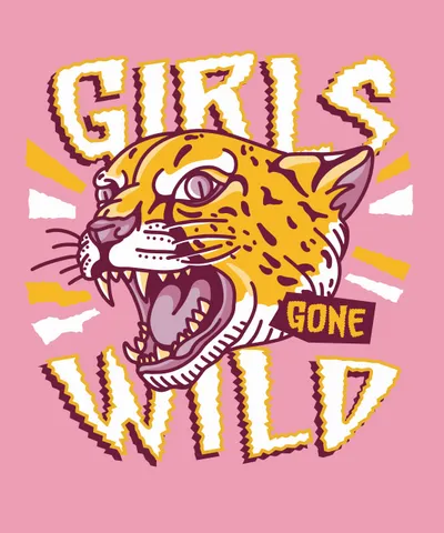 Wild Girls Cheetah Quote