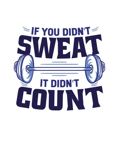 Sweat Gym Quote