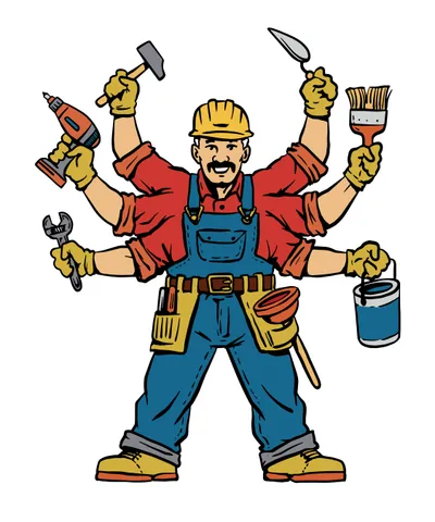 Worker with Six Arms