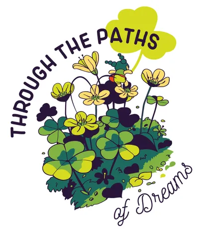 Tiny Girl in Flowers Dreams Quote