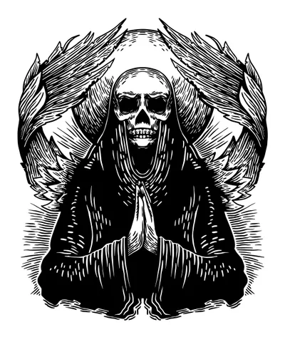Dark Skeleton Angel