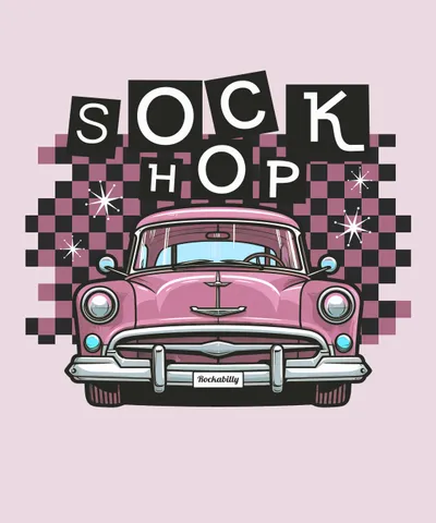 Vintage Car Sock Hop