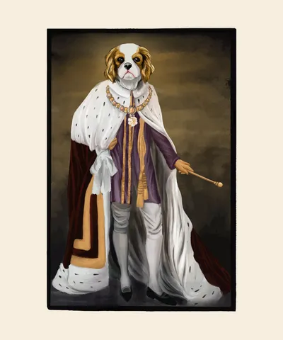 Dog Animal King Portrait
