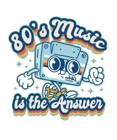 Retro Cartoon Cassette