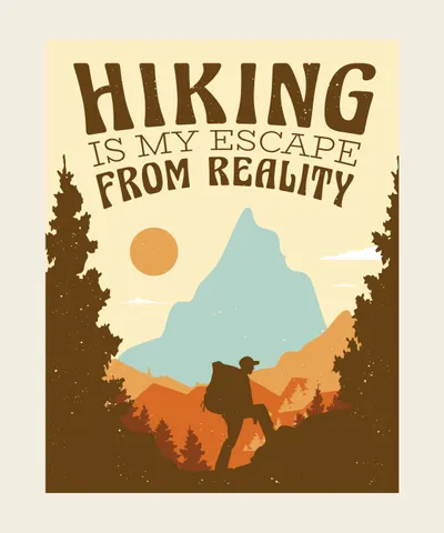 Hiking is my escape from reality