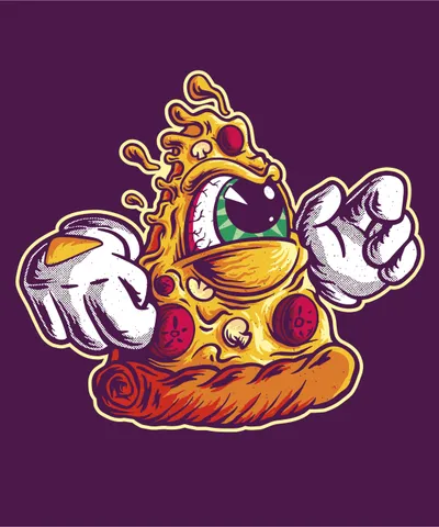 Pizza Slice Monster