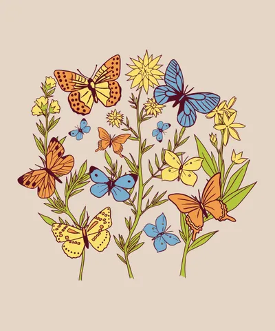 Butterfly Garden Flowers