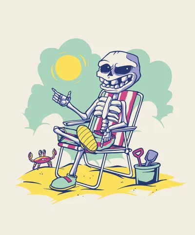 Beach Skeleton