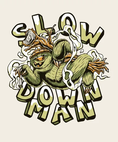 Sloth Animal Smoking