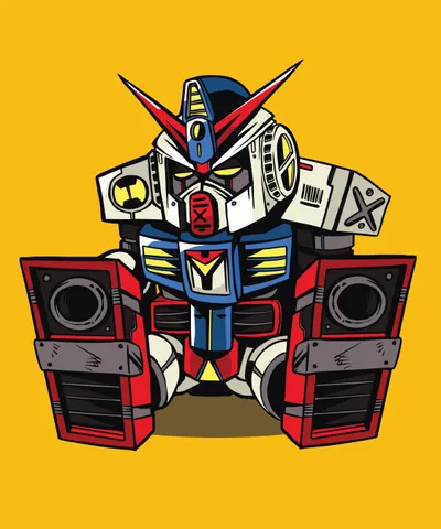 Sleepy Mecha Robot