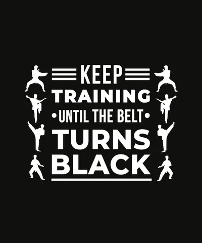 Karate Martials Silhouette