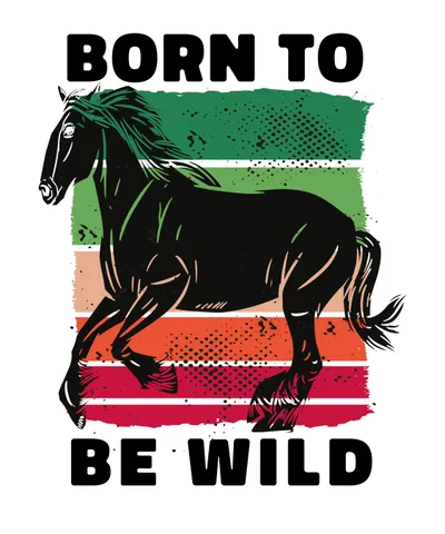 Wild Running Horse