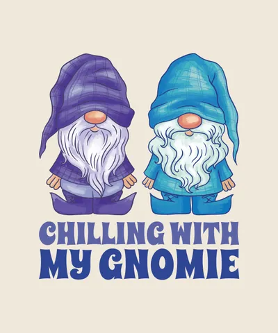 Chilling with my gnome