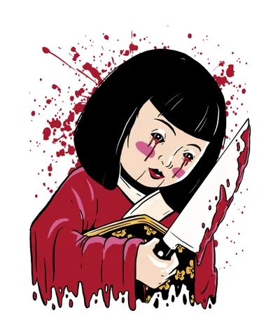 Creepy Japanese Doll