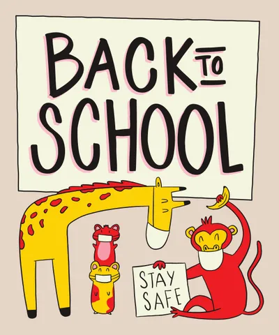 Back to School Animals