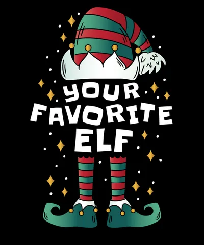 Christmas elf hat and boots