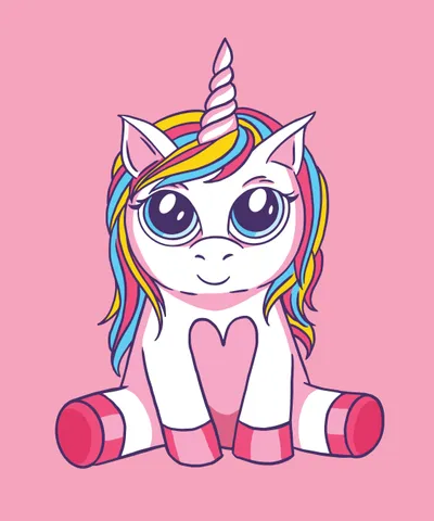 Big eyed unicorn