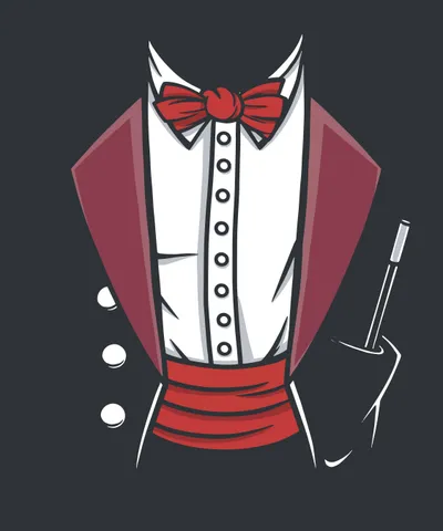 Magician Suit with Wand