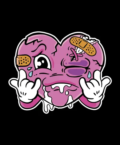 Broken Heart Cartoon Sadness