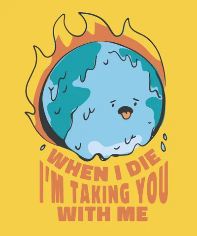 Planet Earth on Fire