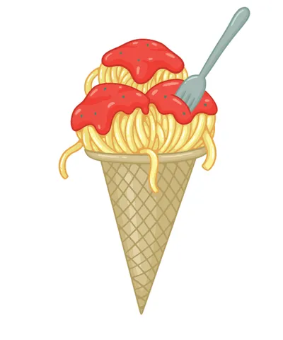 Spaghetti Ice Cream