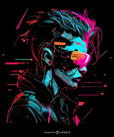 Cyberpunk VR Glasses