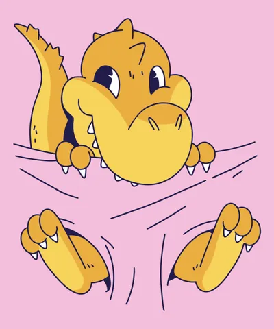 Carrying Baby T-Rex