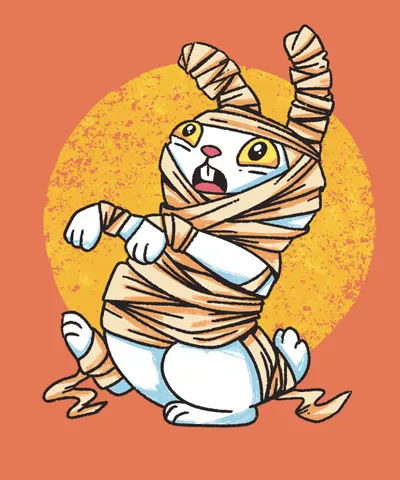 Cartoon Mummy Rabbit