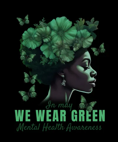 Mental Health Awareness Green