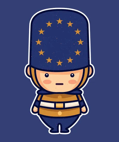 European Union Cute Character
