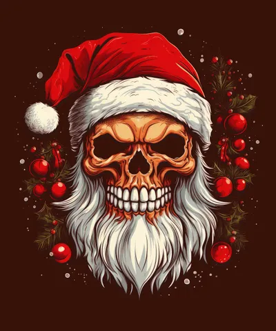 Santa Claus Skull