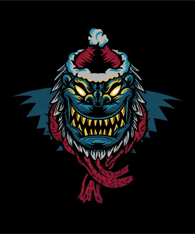 Scary Christmas Monster