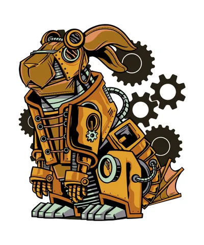Steampunk Rabbit Machine