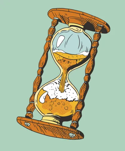 Beer Drink Hourglass