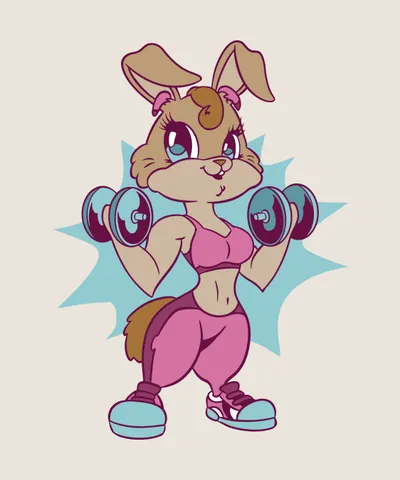 Fitness Female Bunny