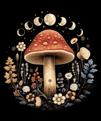 Mushroom and Magic Plants