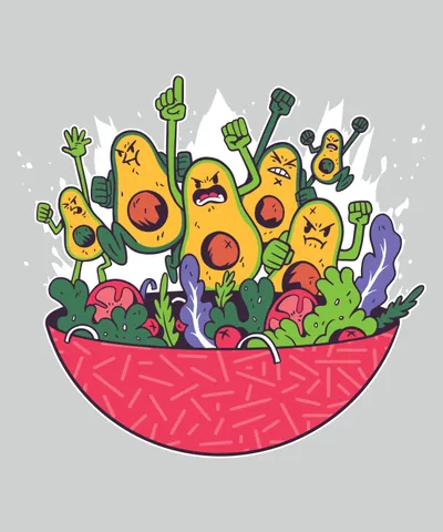 Avocado vs Salad