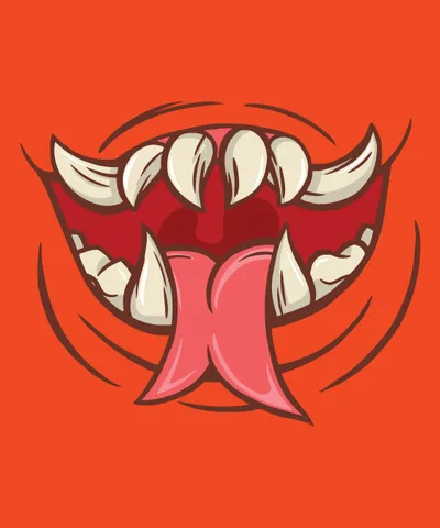 Creepy Monster Mouth