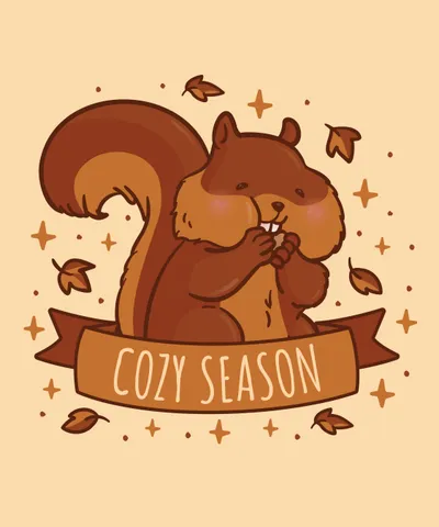 Squirrel Animal in Autumn Season