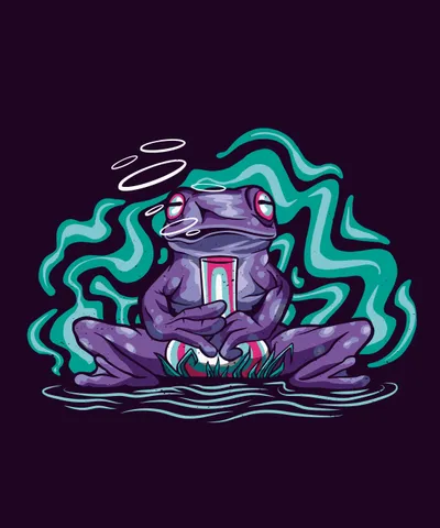 Psychedelic Frog Animal